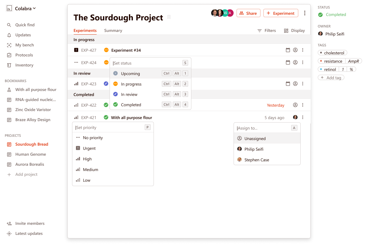 Plan your project roadmap
